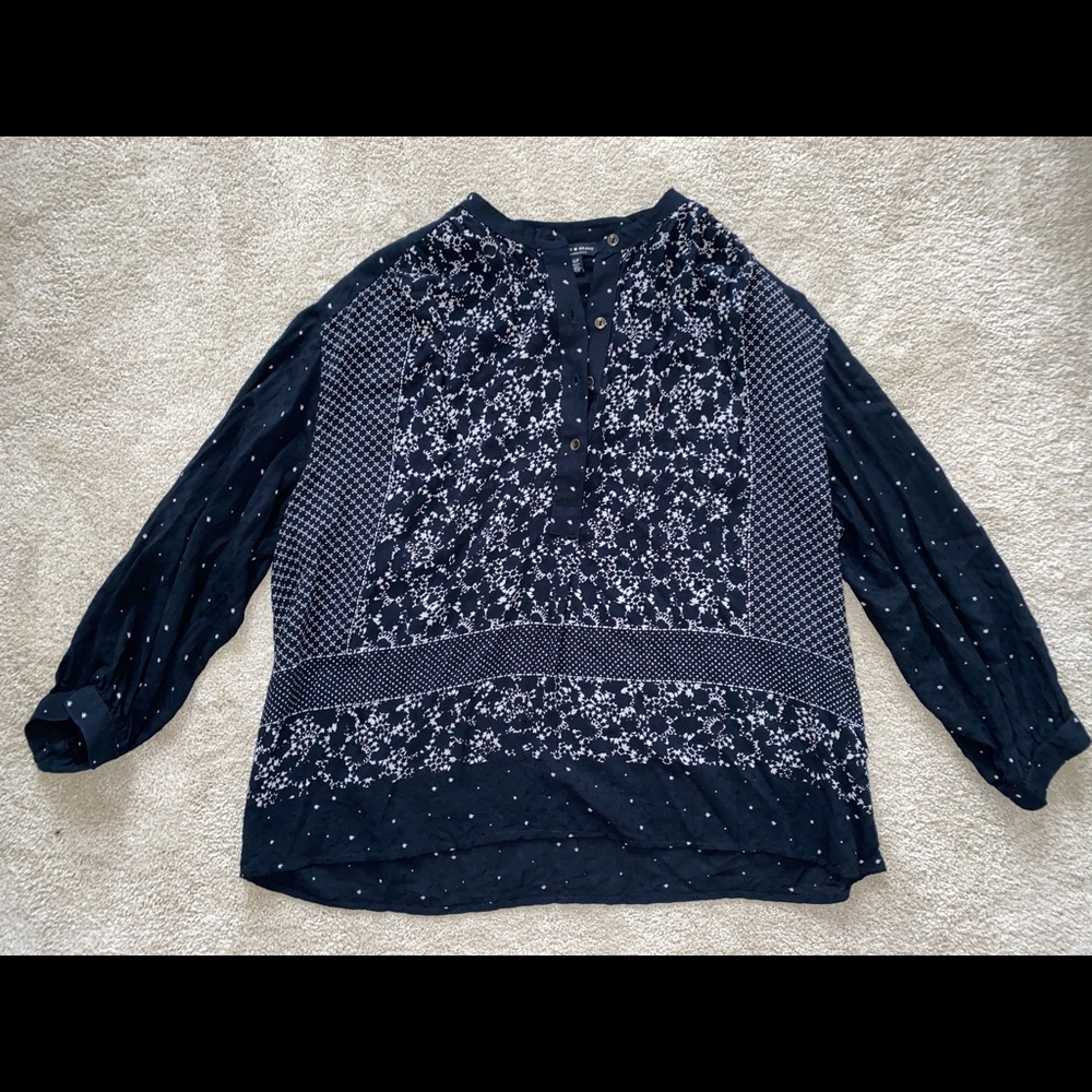 Lucky brand peasant blouse.